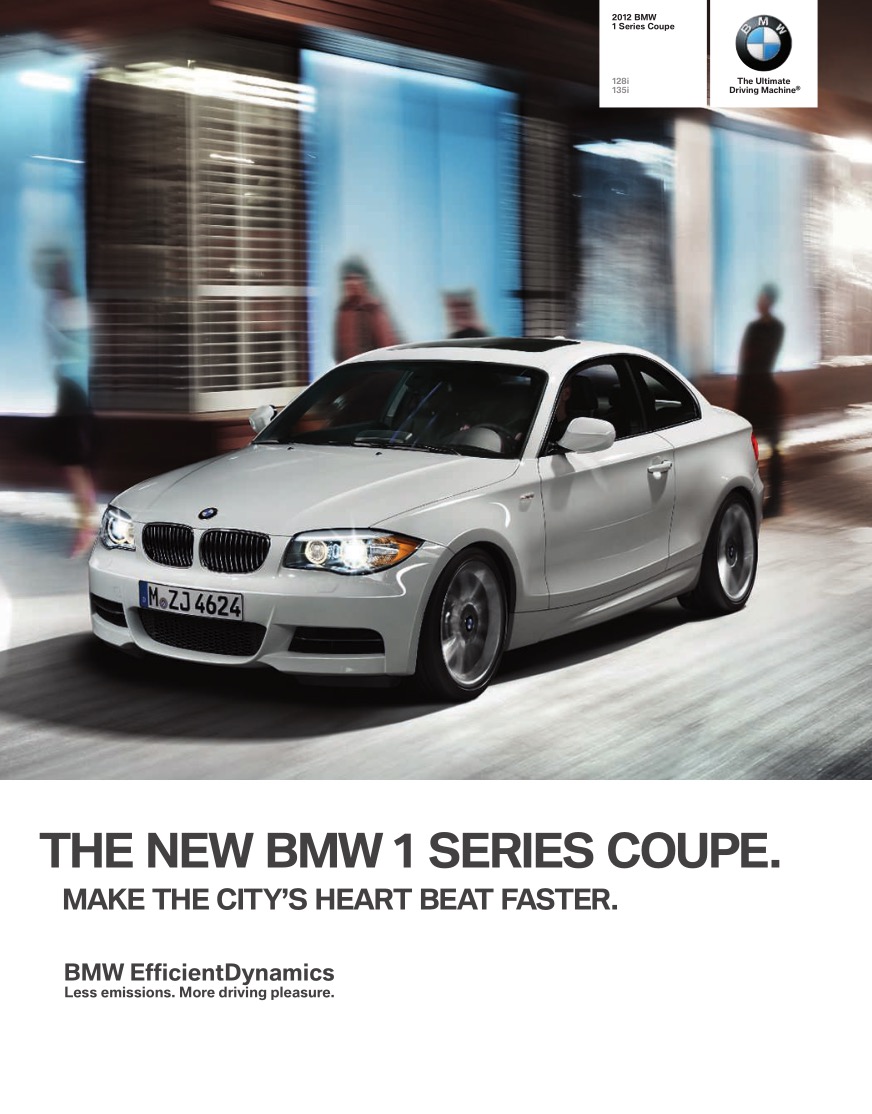 2012 BMW 1-Series Coupe Brochure Page 5